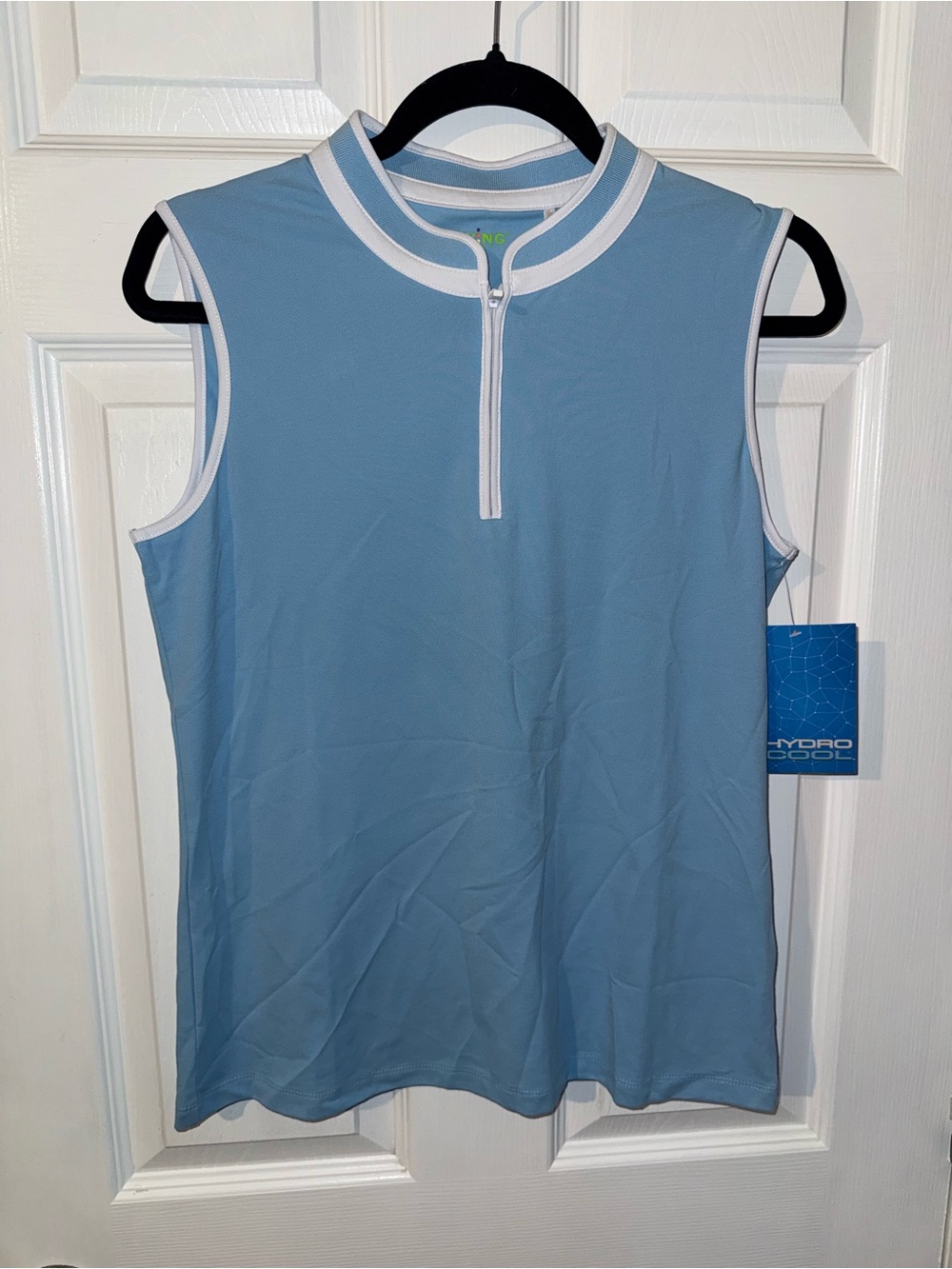 Swing Women’s Golf Tank Zip Tank Top Cooling Sleeveless Quick Dry Size Small NWT